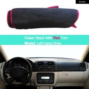 インナーダッシュボード カバー シュコダファビア 2008-14 LHD RHD サンシェード ボード - LHD red
