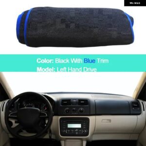 インナーダッシュボード カバー シュコダファビア 2008-14 LHD RHD サンシェード ボード - LHD Blue