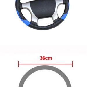 36 38 40 42 45 47 50CM 7 サイズ選択自動車 トラック ステアリング ホイールカースタイリング ステアリング ホイールカバー 直径 - 36 CM Blue