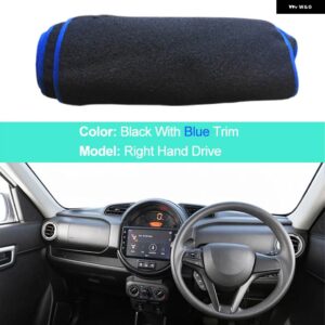 スズキ ダッシュボード カバー スプレッソ 2019-23 LHD RHD クッション 抗太陽サンシェード - RHD Blue