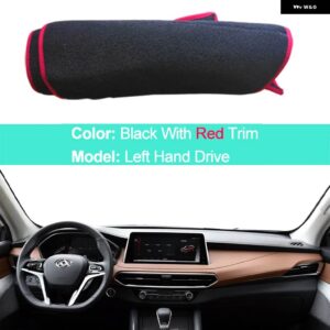 2 層ダッシュボード カバー SAIC マクサス LDV D90 2016-2019 LHD RHD クッション 抗太陽 38139 - LHD red