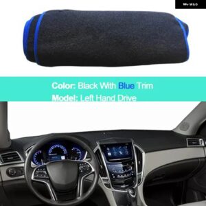 ダッシュボード カバー キャデラック SRX 2010-16 LHD RHD 自動車プロテクターサンシェード パッド ケープ - LHD Blue