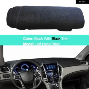 ダッシュボード カバー キャデラック SRX 2010-16 LHD RHD 自動車プロテクターサンシェード パッド ケープ - LHD-Black