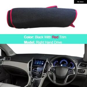 ダッシュボード カバー キャデラック SRX 2010-16 LHD RHD 自動車プロテクターサンシェード パッド ケープ - RHD red