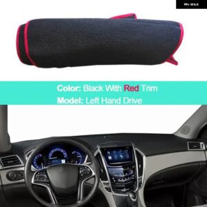 ダッシュボード カバー キャデラック SRX 2010-16 LHD RHD 自動車プロテクターサンシェード パッド ケープ - LHD red