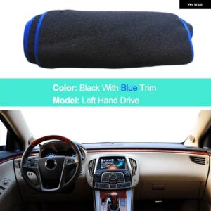 インナーダッシュボード カバー ビュイクラクロス 2009-15 クッション サンシェード プロテクター - LHD Blue