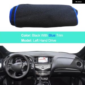 ダッシュボード カバー ケープインフィニティ QX60 JX35 2012-20 ラグシェード パッド - LHD Blue