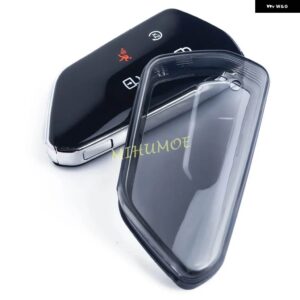 VW ゴルフ GTI R MK8 ID.3 ID.4 セアトレオンタラコ ATECA キュプラ生まれ黒クリアキー FOB ケースカバー ホルダー - 1x Key Case