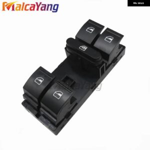 5ND959857 5K4959857 / 5ND959855 クロームマスターウィンドウ スイッチ ゴルフ MK5 MK6 ティグアントゥーラン ジェッタ パサート レッドライト - NO Chrome2