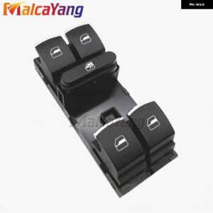 5ND959857 5K4959857 / 5ND959855 クロームマスターウィンドウ スイッチ ゴルフ MK5 MK6 ティグアントゥーラン ジェッタ パサート レッドライト - With Chrome3