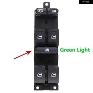 1J4959857 1J4959857C ウィンドウ スイッチ VW ゴルフ ジェッタ ボラ パサート B5 セアトレオントレド SUPERB 1999-2004 1J4959857A 1J4959857B - Green (Window Lock)
