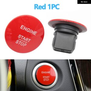 ワンクリックスタートストップボタン エンジン 点火プッシュスイッチ MECEDES BENZシリーズ W204 W205 W251 W221 W176 W166 - Red 1PC