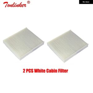 キャビンフィルター シュコダファビア 2 ラピッドルームスタースペースバック 1.2TSI 1.4T 1.6TDI 2007-2014 2015-TODAY1個 フィルター ACCESSORIS - 2 Pcs Cabin Filter2