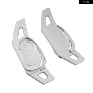 キュプラ ATECA FORMENTOR レオン 2021-23 ステアリング ホイールシフトパドル ギアパドル DSG 延長スタイリング カー - Silver