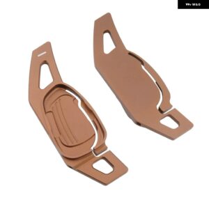 キュプラ ATECA FORMENTOR レオン 2021-23 ステアリング ホイールシフトパドル ギアパドル DSG 延長スタイリング カー - brown