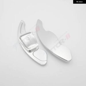 パドル シュコダオクタヴィアファビアスカラ素晴らしいスカウト RS VRS MK3 スカウトステアリング ホイールエクステンダーシフターギアパドル DSG - Silver