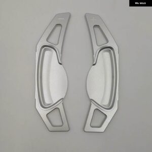 スマートフォーツー用カブリオフォーフォー 451 453 クロストウステアリング ホイールシフトパドル ギアパドル DSG エクステンダー ステッカー - Silver