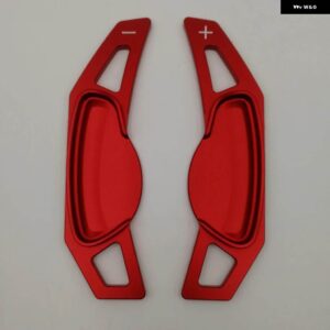 スマートフォーツー用カブリオフォーフォー 451 453 クロストウステアリング ホイールシフトパドル ギアパドル DSG エクステンダー ステッカー - red