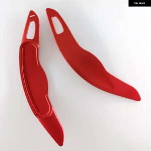 ミニ MK3 F54 F55 F56 F57 F60 クーパー S ONE JCW クラブマンステアリング ホイールシフトパドル DSG エクステンダー ステッカー カー - Red