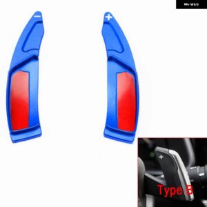 DS クロスバック DS3 DS4 DS4S DS5 DS 5LS DS6 DS7 DS9 ステアリング ホイールシフトパドル ギア DSG エクステンダー ステッカー カー - type B blue
