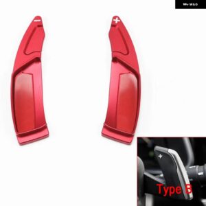 DS クロスバック DS3 DS4 DS4S DS5 DS 5LS DS6 DS7 DS9 ステアリング ホイールシフトパドル ギア DSG エクステンダー ステッカー カー - Type B Red