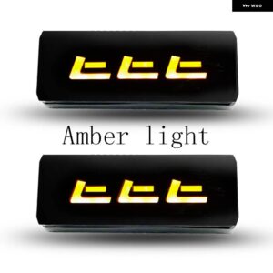 2X アンバー LED サイド マーカーライト リピーター インジケータ ーランプ LADA NIVA 4X4 1995 サイドマーク - amber light 04
