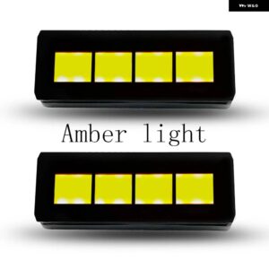 2X アンバー LED サイド マーカーライト リピーター インジケータ ーランプ LADA NIVA 4X4 1995 サイドマーク - amber light 03