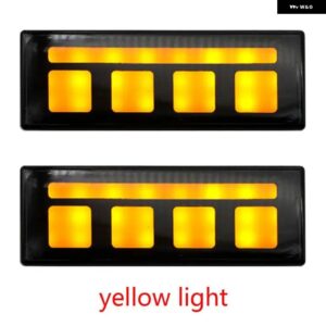 1ペア LED フロントポジション インジケータ ーパークライトサイドマーカーランプ アンバー 防水 LADA NIVA 4X4 シティ車用 - amber lights 07