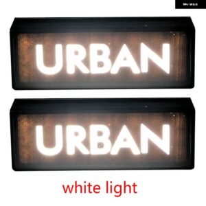 1ペア LED フロントポジション インジケータ ーパークライトサイドマーカーランプ アンバー 防水 LADA NIVA 4X4 シティ車用 - white lights 04