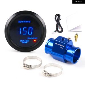 52MM デジタルブルー LED 水温計 40-150 摂氏 1/8NPT 水温シールパイプセンサー アダプタ ー - 36MM