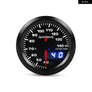 2インチ 52MM 7色 LED デュアルディスプレイブーストゲージ水温油温油圧電圧計空燃比 EGT タコメーター ゲージ - Water temp gauge