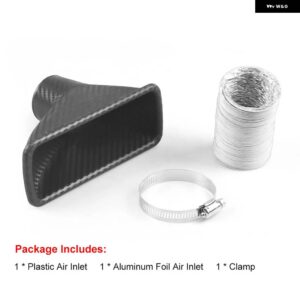 フロントバンパー ターボエアインテークパイプタービンファン ネルキット カーボンスタイルの自動交換 - Intake-tube square
