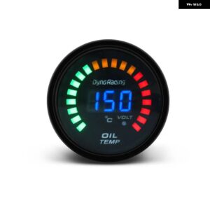 2インチ 52MM 20 LED デジタルブースト水温油温オイルプレス電圧計空燃比タコメーター RPM EGT 温度ゲージ - Oil temp gauge