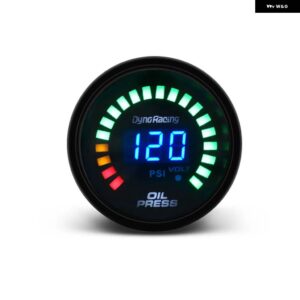 2インチ 52MM 20 LED デジタルブースト水温油温オイルプレス電圧計空燃比タコメーター RPM EGT 温度ゲージ - Oil Press Gauge