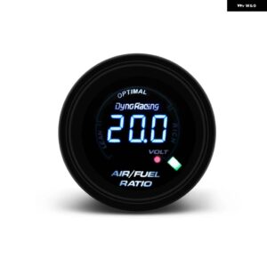 2インチ 52MM 20 LED デジタルブースト水温油温オイルプレス電圧計空燃比タコメーター RPM EGT 温度ゲージ - Air fuel ratio gauge