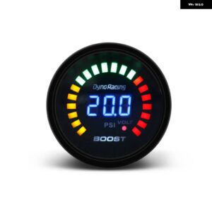 2インチ 52MM 20 LED デジタルブースト水温油温オイルプレス電圧計空燃比タコメーター RPM EGT 温度ゲージ - Boost gauge psi