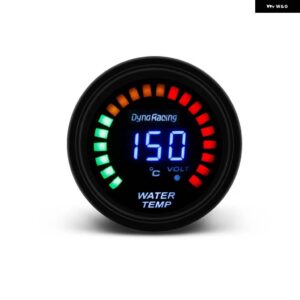 2インチ 52MM 20 LED デジタルブースト水温油温オイルプレス電圧計空燃比タコメーター RPM EGT 温度ゲージ - Water temp gauge