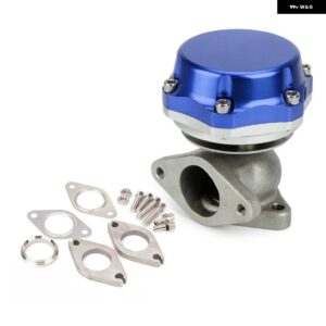 レーシング カー 38MM アウターターボエキゾーストマニホールドウエストゲート ダンプリング 14PSI TT101325 - Blue