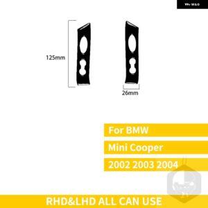 ミニクーパーハッチ 1 R50 R53 2002 2003 2004 ステアリング ホイールスイッチ ボタン パネルカバー ステッカー 複数の プラスチック - C