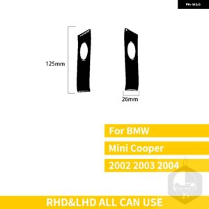 ミニクーパーハッチ 1 R50 R53 2002 2003 2004 ステアリング ホイールスイッチ ボタン パネルカバー ステッカー 複数の プラスチック - A