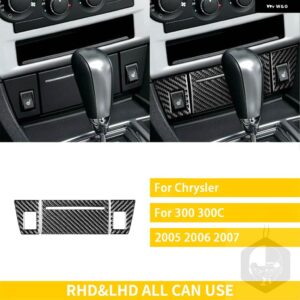 クライスラー 300 300C 2005 2006 2007 カーボン車内灰皿加熱トリム ステッカー 装飾 - Ashtray Heated