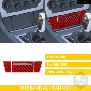 クライスラー 300 300C 2005 2006 2007 カーボン車内灰皿加熱トリム ステッカー 装飾 - Ashtray NO Heated2