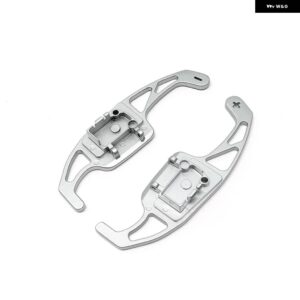 GTI スタイル交換パドル シフター VW ゴルフ 5 MK5 V R32 ゴルフ 6 GTI MK6 R20 R ステアリング ホイール延長パドル - Santi Silver
