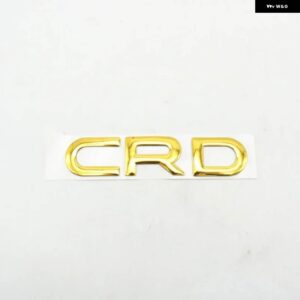 4X4 CRD V8 エンブレムリアリフトゲート バッジロゴ銘板 ステッカー - 1PC CRD Gold