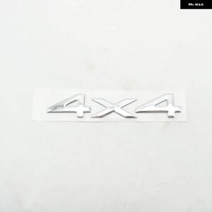 4X4 CRD V8 エンブレムリアリフトゲート バッジロゴ銘板 ステッカー - 1PC 4X4 Silver