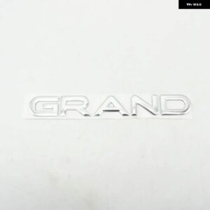 4X4 CRD V8 エンブレムリアリフトゲート バッジロゴ銘板 ステッカー - 1PC Grand Silver