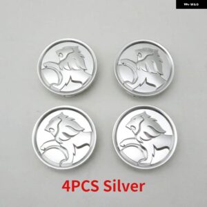 コモドール VT VX SS ホイールセンターキャップセンターカバー エンブレムロゴ 4ピース - 4pcs silver