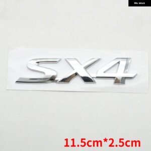 SX4 エンブレムリアトランクスクリプトバッジ デカール ロゴシンボル - Big 115X25mm
