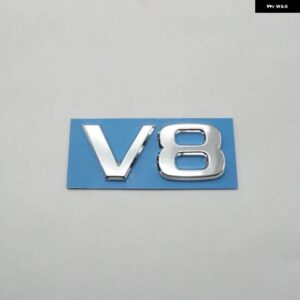 アルマダパトロールタイタン V8 エンブレムサイドフェンダーマークバッジロゴ ステッカー デカール 2004-2015 - Chrome silver
