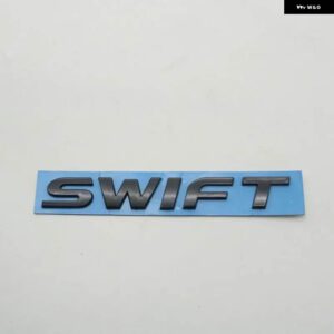 スイフト用リアトランクエンブレム文字銘板 ステッカー 自動テールバッジ デカール - black